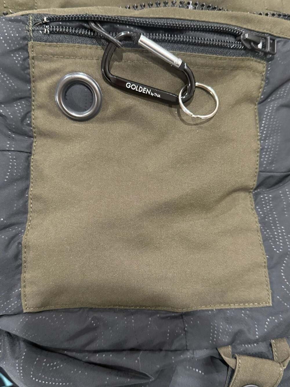 Golden by TNA Bancroft Parka Altitude Series Olive Green Down Coat Medium - Picture 14 of 16